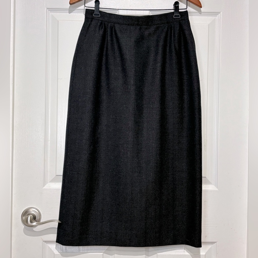 Harry Rosen Pure Virgin Wool Long Skirt size 10